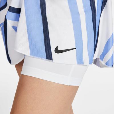 Nike Womens Dri-FIT Printed Tennis Skirt - Blue/White - main image