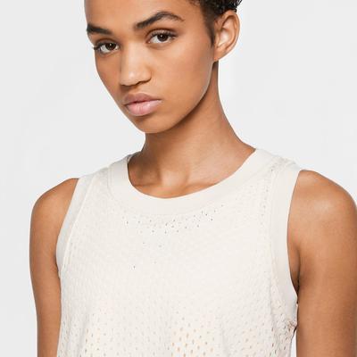 Nike Womens Dri-FIT Tennis Tank - Guava Ice/Black - main image