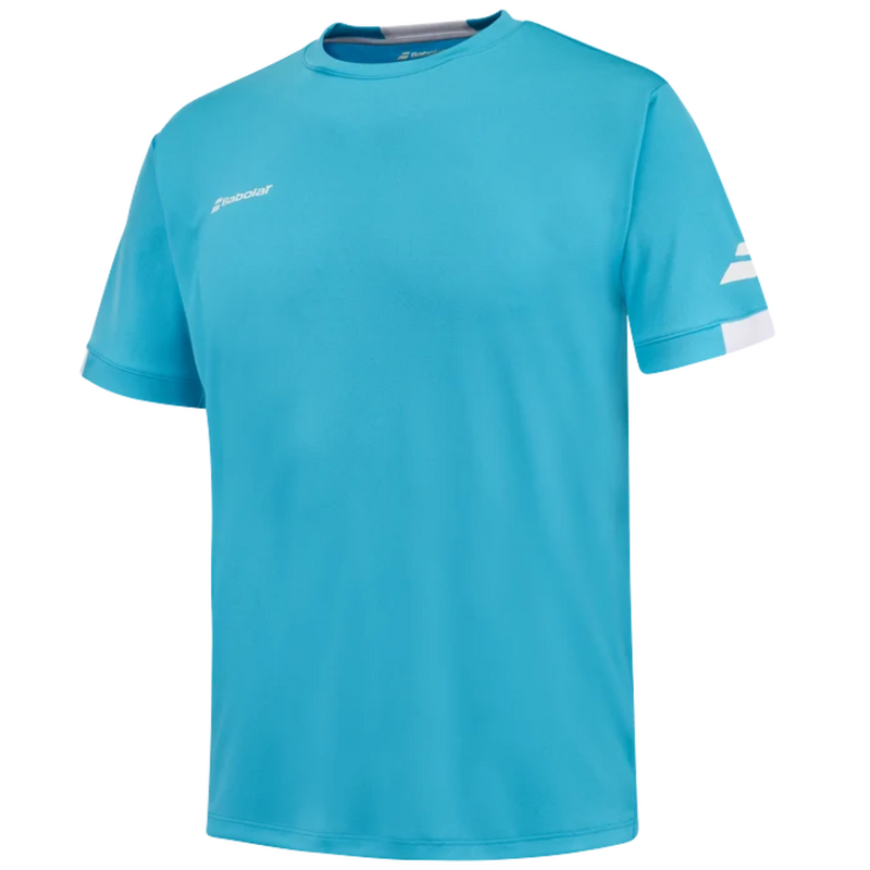Babolat Mens Play Crew Neck Tee - Cyan Blue - main image