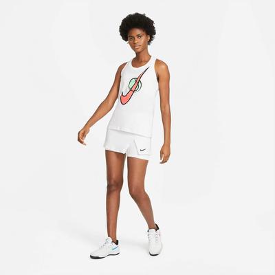 Nike Womens Side Slit Victory Tennis Skirt - White - main image