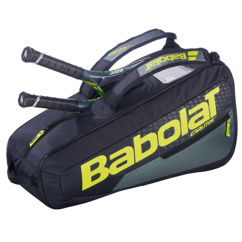 Babolat Pure Aero RH Carlitos Backpack - Black / Fluorescent Yellow - main image
