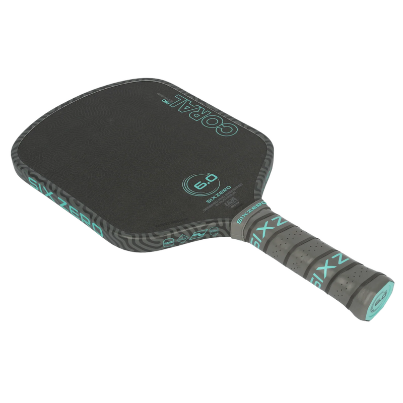 Six Zero Coral Pro Widebody 16mm Pickleball Paddle - Electric Blue - main image