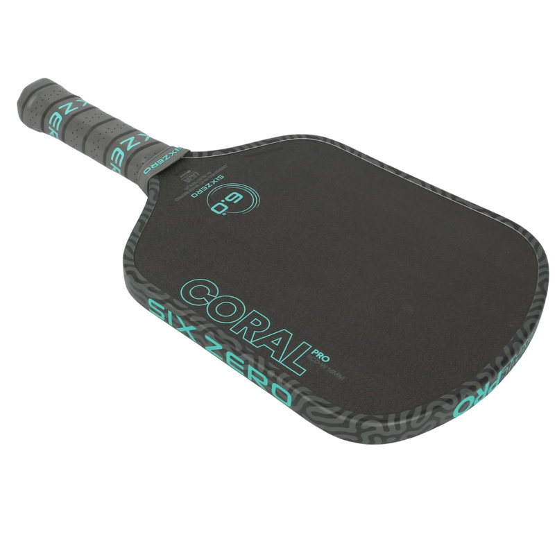 Six Zero Coral Pro Widebody 16mm Pickleball Paddle - Electric Blue - main image