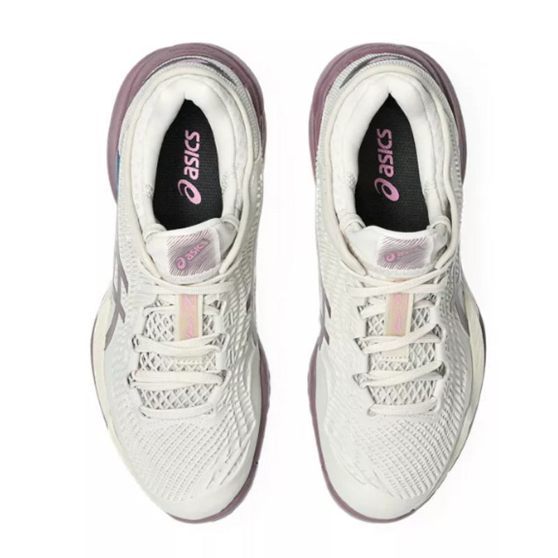 Asics Womens Court FF 3 Tennis Shoes - Soft Oat/Dusty Mauve - main image