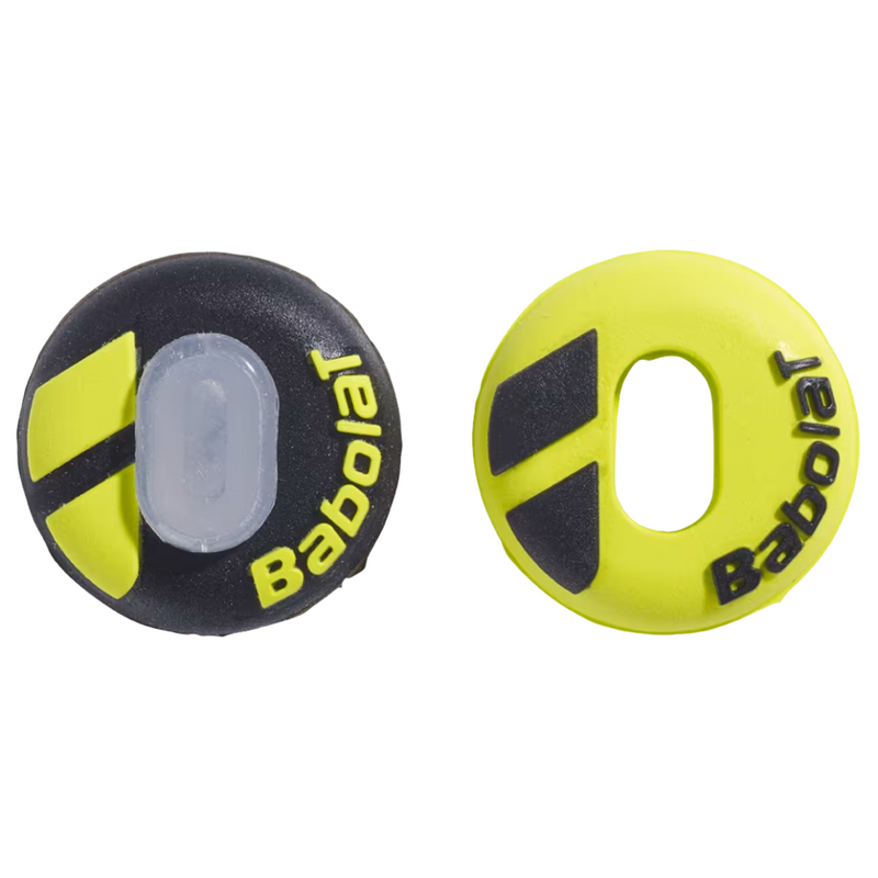 Babolat Custom Damp Vibration Dampeners (Pack of 2) - Yellow/Black - main image