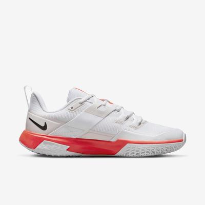 Nike Womens Vapor Lite Tennis Shoes - White/Bright Crimson - main image