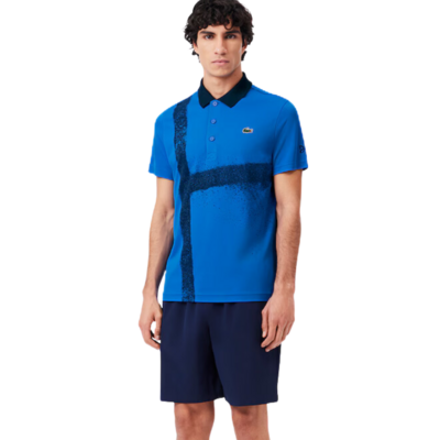 Lacoste Mens Novak Djokovic Polo Shirt  - Blue - main image