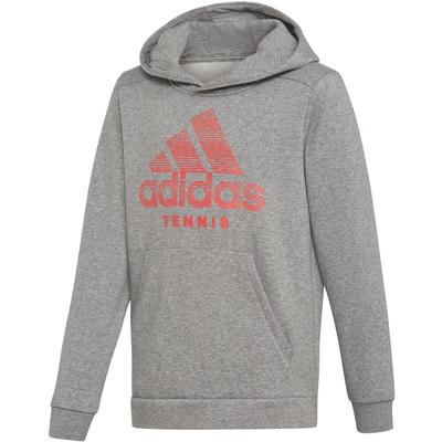 Adidas Boys Tennis Hoodie - Grey - main image