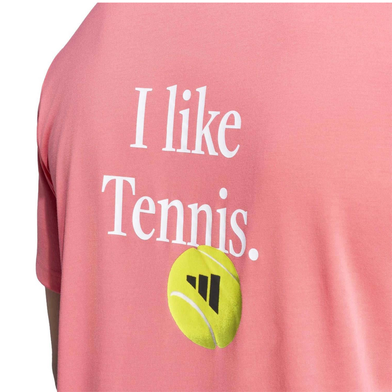 Adidas Mens Tennis Category Graphic T-Shirt - Pure Turbo - main image
