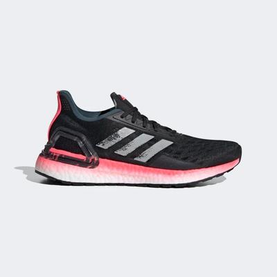 Adidas Womens Ultra Boost PB Running Shoes - Core Black/Signal Pink - main image