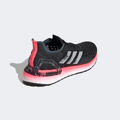 Adidas Womens Ultra Boost PB Running Shoes - Core Black/Signal Pink - main image