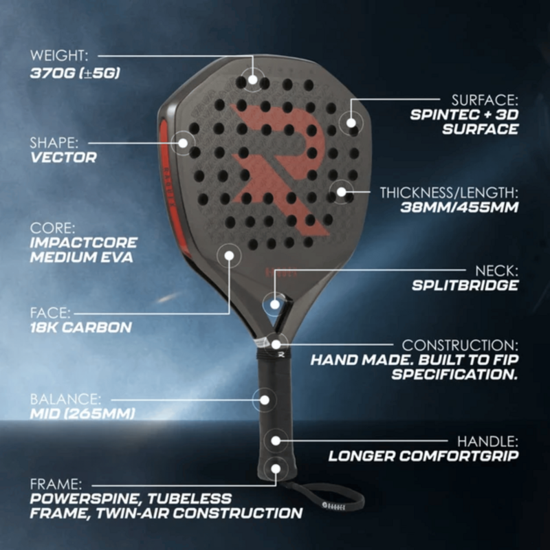 Raquex Evion Strike Padel Racket - main image
