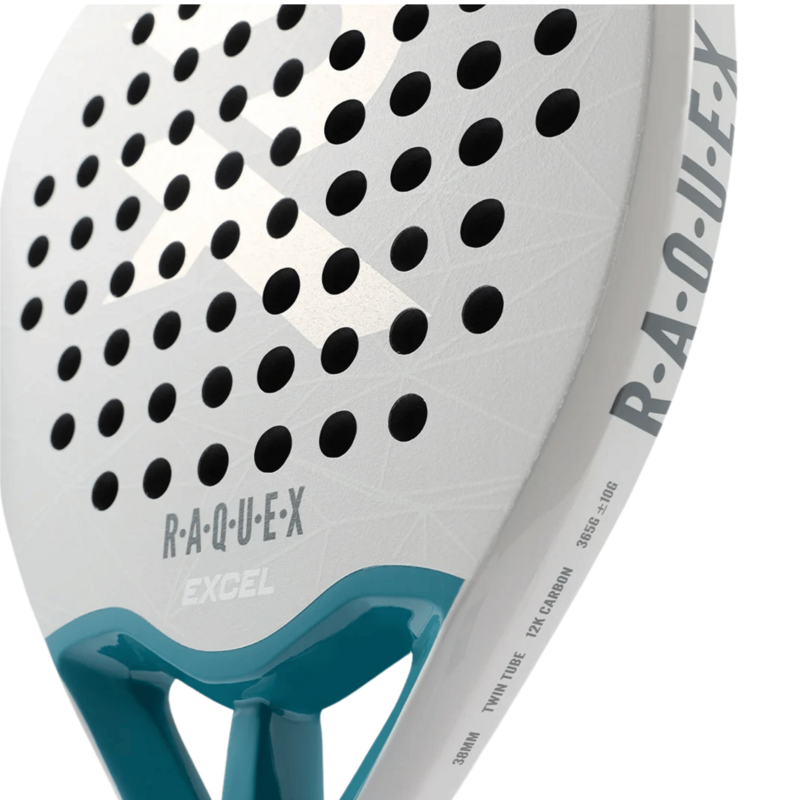 Raquex Excel Padel Racket - White - main image