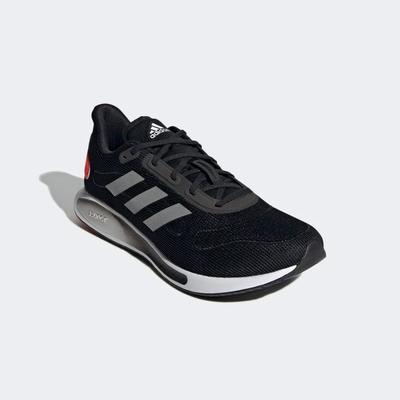 Adidas Mens Galaxar Running Shoes - Core Black/Solar Red - main image