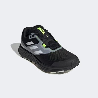 Adidas Mens Terrex Two Flow Trail Running Shoes - Core Black - main image