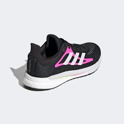 Adidas Womens Solar Glide 3 Running Shoes - Core Black/Screaming Pink - main image