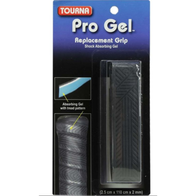 Tourna Padel Pro Gel ReplacementGrip 1 Pack - Black - main image