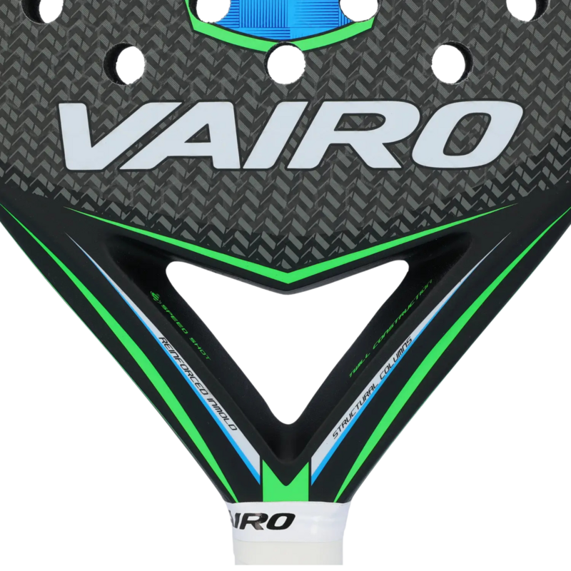 Vairo Genetic Power Padel Racket- Black/Blue - main image