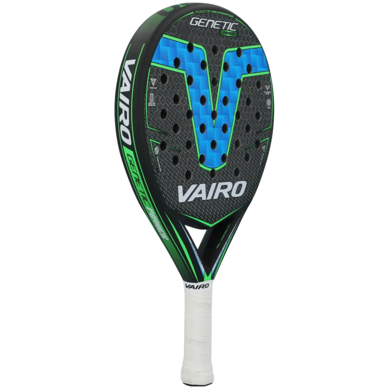 Vairo Genetic Power Padel Racket- Black/Blue - main image