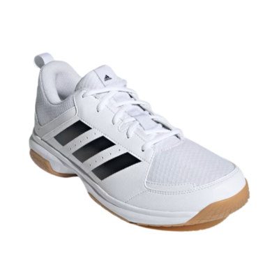 Adidas Mens Ligra 7 Indoor Court Shoes - Cloud White/Core Black - main image