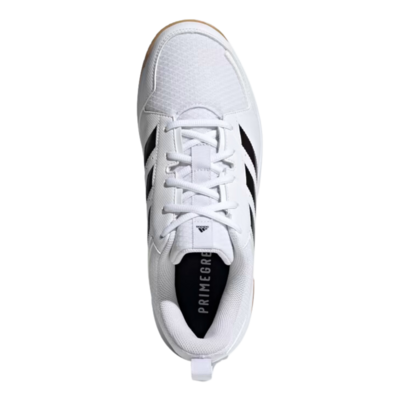 Adidas Mens Ligra 7 Indoor Court Shoes - Cloud White/Core Black - main image