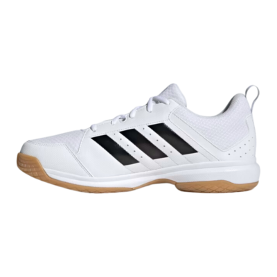 Adidas Mens Ligra 7 Indoor Court Shoes - Cloud White/Core Black - main image