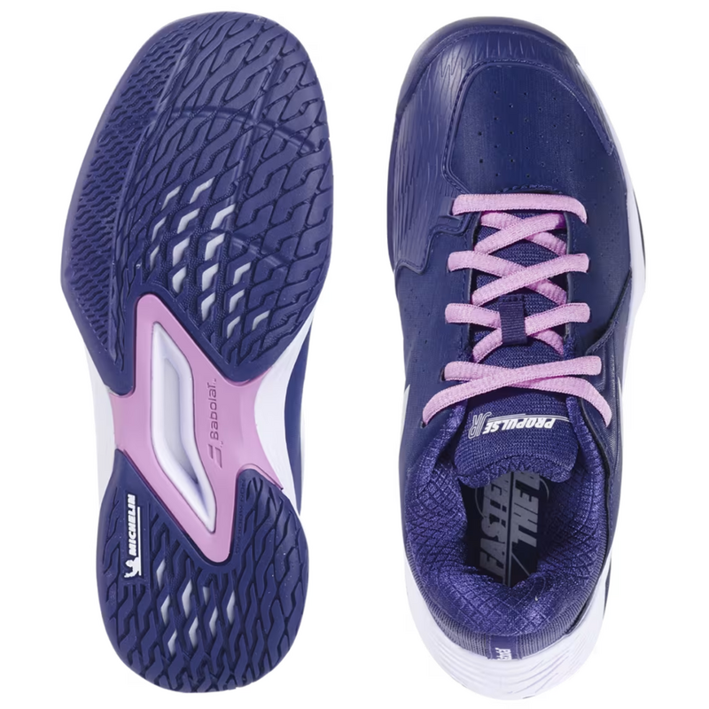 Babolat Girls Propulse 3 All Court Junior Tennis Shoes - Dark Purple/Silver - main image