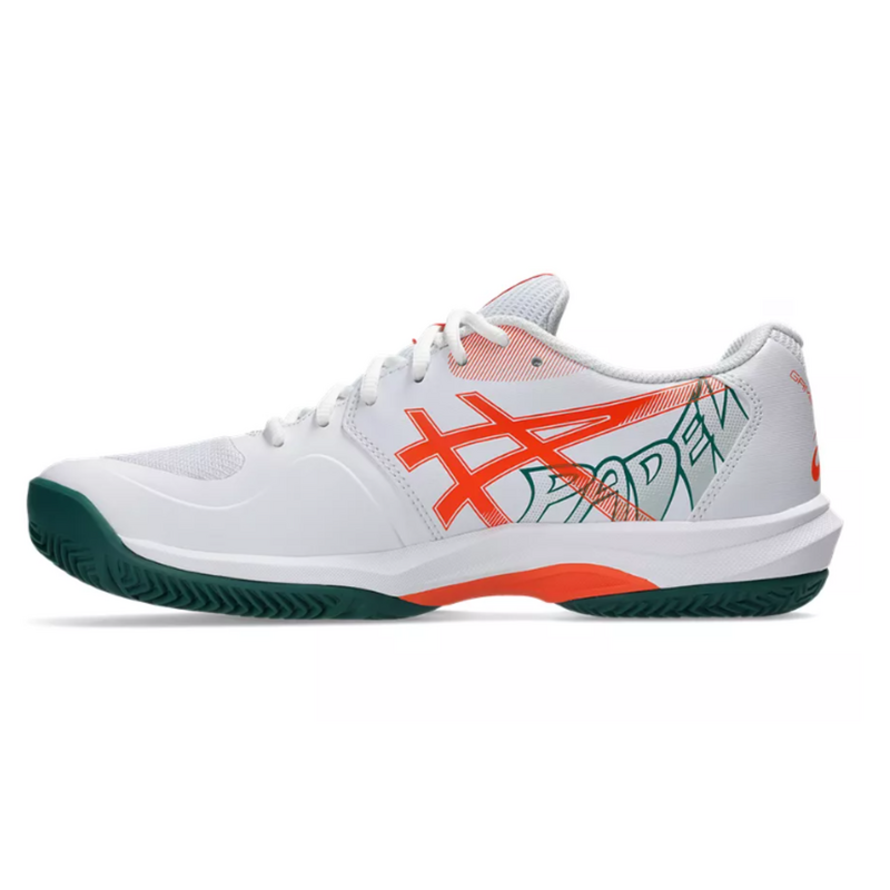 Asics Mens Game FF Padel Shoes - White/Jewel Green - main image