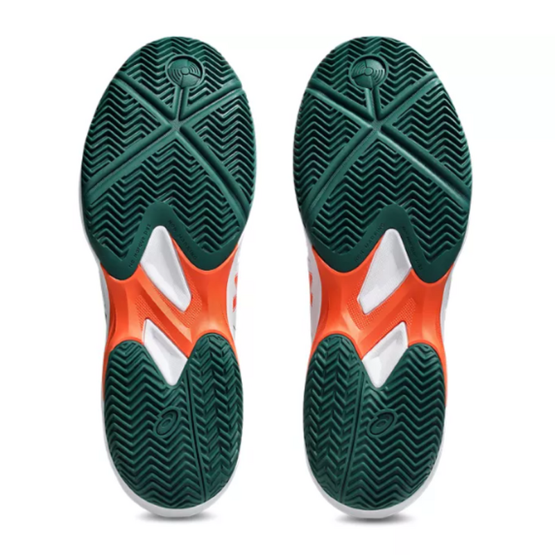 Asics Mens Game FF Padel Shoes - White/Jewel Green - main image