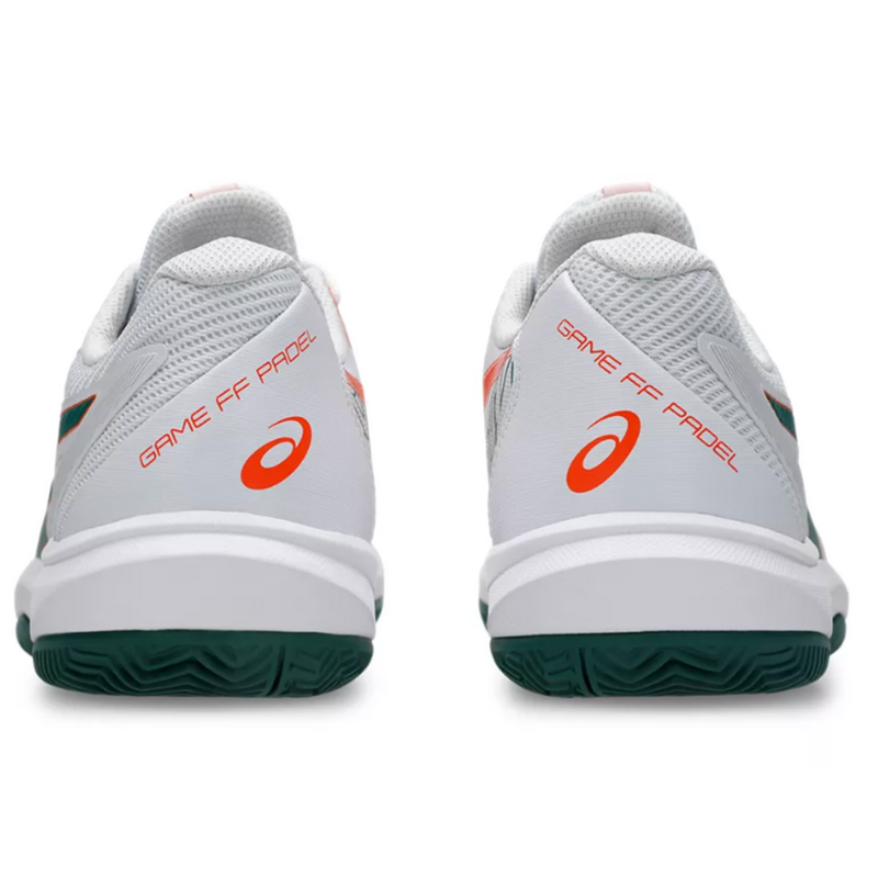 Asics Mens Game FF Padel Shoes - White/Jewel Green - main image