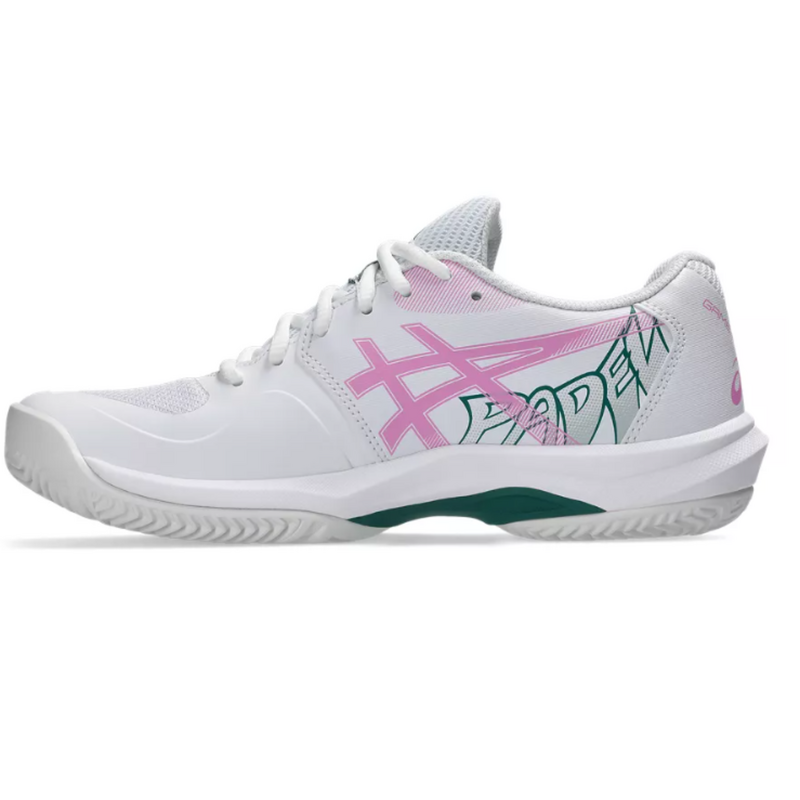 Asics Womens Game FF Padel Shoes - White/BubbleGum - main image