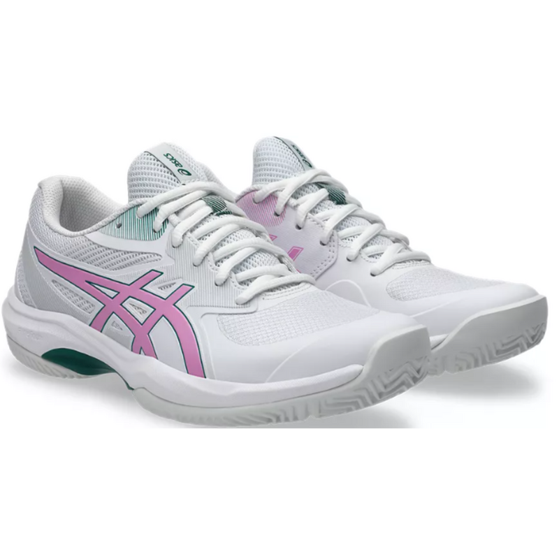 Asics Womens Game FF Padel Shoes - White/BubbleGum - main image