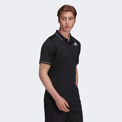 Adidas Mens Freelift Primeblue Polo - Black - main image