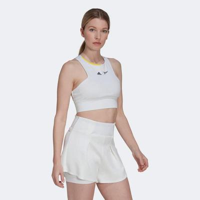 Adidas Womens London Crop Top - White - main image