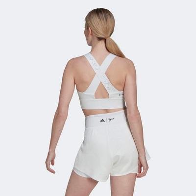 Adidas Womens London Crop Top - White - main image