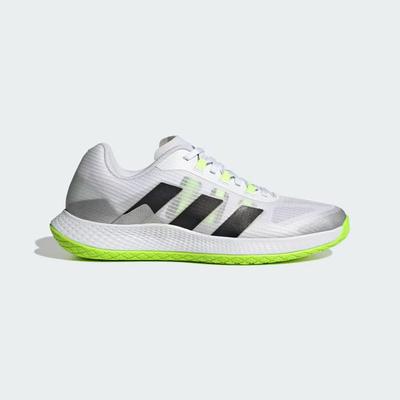 Adidas Mens Forcebounce 2.0 Indoor Court Shoes - Cloud White/Lucid Lemon - main image