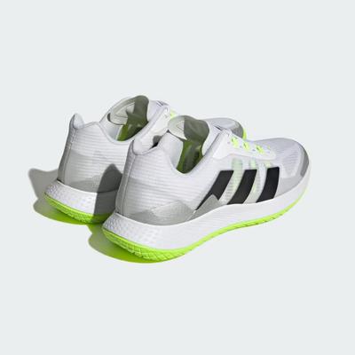 Adidas Mens Forcebounce 2.0 Indoor Court Shoes - Cloud White/Lucid Lemon - main image