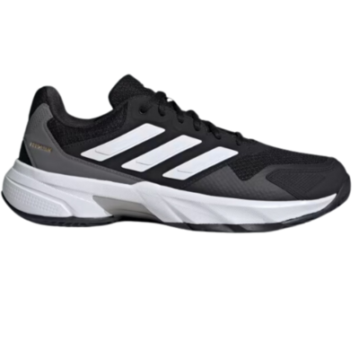 Adidas Mens Courtjam Control Clay Tennis Shoes -  Black - main image