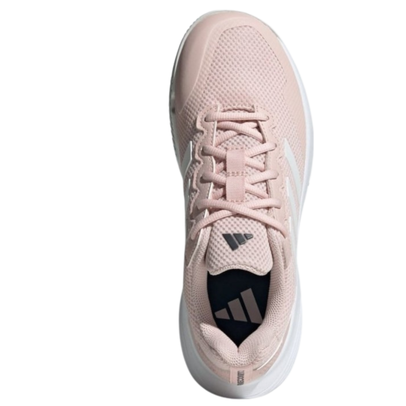 Adidas Women Game Court 2 Tennis Shoes- Semi Flash Aqua/Cloud White/Cobalt Blue - main image
