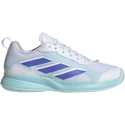 Adidas Womens AvaFlash Tennis Shoes - Cloud White/Cobalt Blue - main image