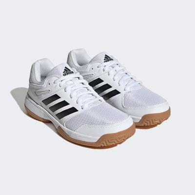 Adidas Kids Speedcourt Indoor Court Shoes - Cloud White/Core Black - main image