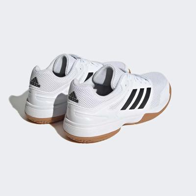 Adidas Kids Speedcourt Indoor Court Shoes - Cloud White/Core Black - main image