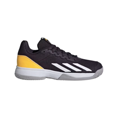 Adidas Kids Courtflash Tennis Shoes - Black/Cloud White - main image