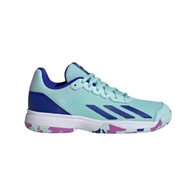Adidas Kids Courtflash Tennis Shoes - Flash Aqua/Lucid Blue - main image