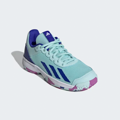 Adidas Kids Courtflash Tennis Shoes - Flash Aqua/Lucid Blue - main image