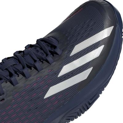 Adidas Mens Adizero Cybersonic Tennis Shoes - Blue/Zero Metallic - main image