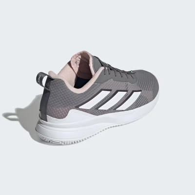 Adidas Womens AvaFlash Clay Tennis Shoes - Grey/Cloud White - main image