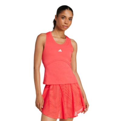 Adidas Womens Tennis Pro Climacool Y Tank Top- Red - main image