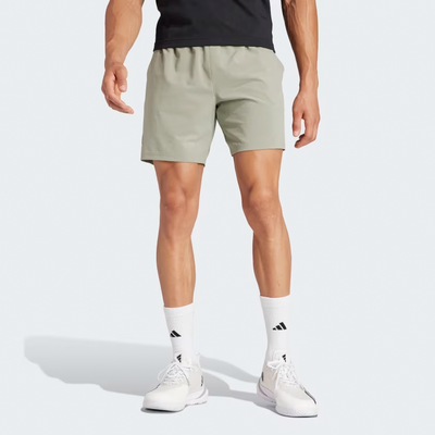 Adidas Mens Club Woven Shorts - Silver Pebble - main image