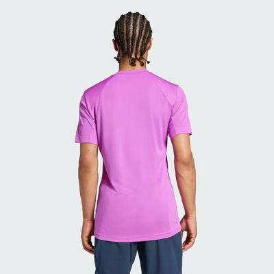 Adidas Mens Tennis Freelift Tee - Purple Burst - main image